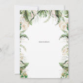 Invitation Anniversaire d'Aloha, Anniversaire de Luau, N'impo (Dos)