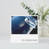 Invitation Anniversaire d'amant de voiture soixantième - (Debout devant)