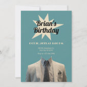 Invitation Anniversaire d'art de costume (Devant)