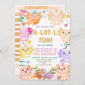 Invitation Anniversaire d'Axolotl (Devant / Derrière)