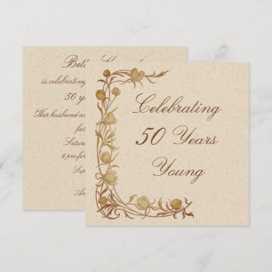 Invitation anniversaire de 50 ans