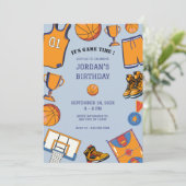 Invitation anniversaire de Baketball (Debout devant)