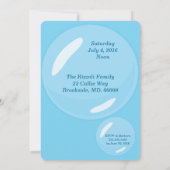 Invitation Anniversaire de baleine de fille de marin (Dos)