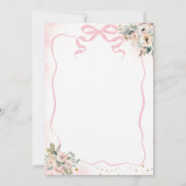 Invitation Anniversaire de Ballerina Rose et Twirl (Dos)