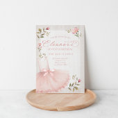 Invitation Anniversaire de Ballerina, Tutu, Tutu rose, Annive
