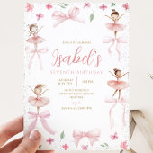 Invitation Anniversaire de Ballerine