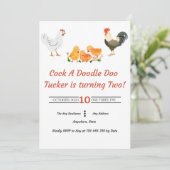 Invitation Anniversaire de Barnyard (Debout devant)