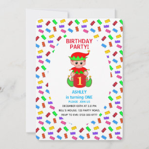 Invitation Anniversaire de bébé/enfant mignon