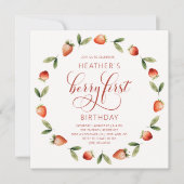 Invitation Anniversaire de Berry (Devant)
