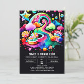 Invitation Anniversaire de Bohemian Candyland (Debout devant)
