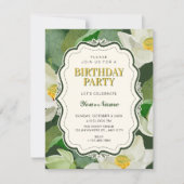Invitation Anniversaire de Botanique Verte  (Devant)