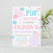 Invitation Anniversaire De Bulle, Pop On Over (Debout devant)