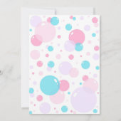 Invitation Anniversaire De Bulle, Pop On Over (Dos)