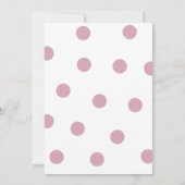 Invitation Anniversaire de Bunny mignon (Dos)