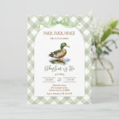 Invitation Anniversaire de Canard Colvert Deuce Canard (Debout devant)