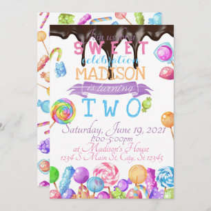 Invitation Anniversaire de Candy