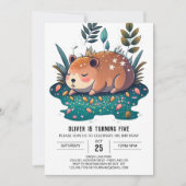 Invitation Anniversaire de Capybara Haven (Devant)