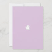 Invitation Anniversaire de chat parfaitement effrayant Hallow (Dos)