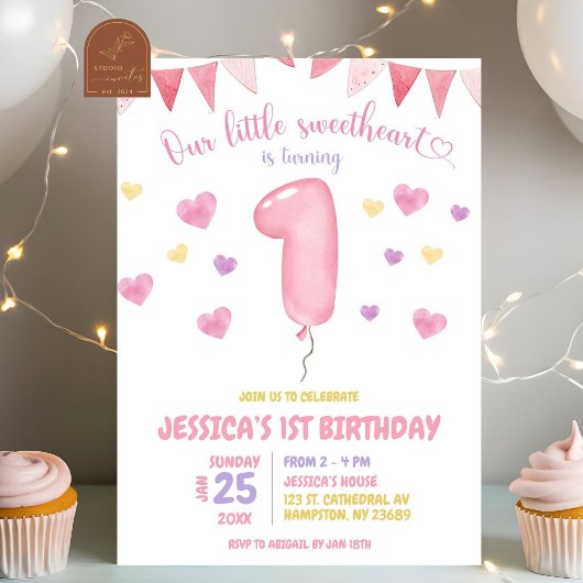 Invitation Anniversaire de chéri qui a un an