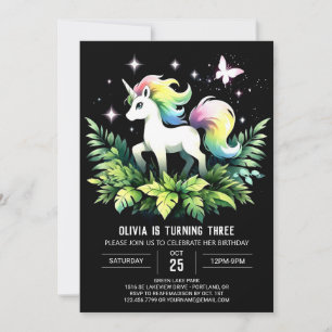 Invitation Anniversaire de Cheval de la Jungle