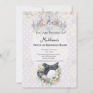 Invitation Anniversaire de Cheval Élégant
