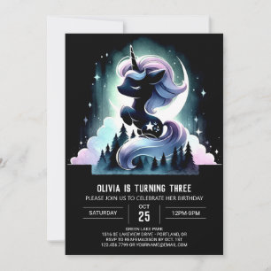 Invitation Anniversaire de Cheval Pastel Fantaisie