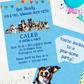 Invitation Anniversaire de chiot