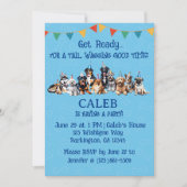 Invitation Anniversaire de chiot (Devant)