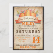 Invitation Anniversaire de chute (Devant)