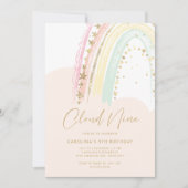 Invitation Anniversaire de Cloud Nine Rainbow (Devant)