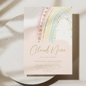 Invitation Anniversaire de Cloud Nine Rainbow