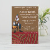 Invitation Anniversaire de Clown de fête 2 (Debout devant)