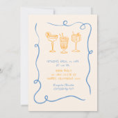 Invitation Anniversaire de Cocktail Estival Quirky Splish Spl (Dos)