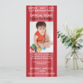 Invitation Anniversaire de concert (Debout devant)