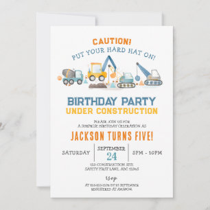 Invitation Anniversaire de construction, 5e anniversaire de D