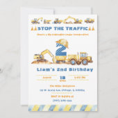 Invitation Anniversaire de construction modifiable (Devant)