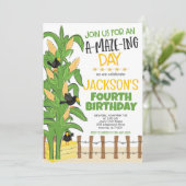 Invitation Anniversaire de Corn Maze Boy (Debout devant)