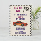 Invitation Anniversaire de course  (Debout devant)