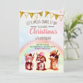 Invitation Anniversaire de Crazy Milkshake (Debout devant)