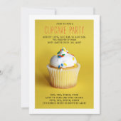 Invitation Anniversaire de Cupcake (Devant)