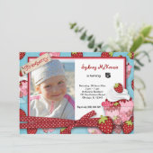 Invitation Anniversaire de Cupcake (Debout devant)