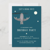 Invitation Anniversaire de Cute Bat (Devant)