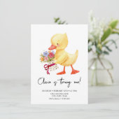 Invitation Anniversaire de Cute Duckkking (Debout devant)