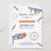 Invitation Anniversaire de Dart Gun (Devant)