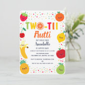 Invitation Anniversaire de deux ans de Twotti Frutti Fruit Ki (Debout devant)