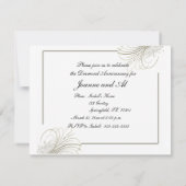 Invitation Anniversaire de diamant (Dos)