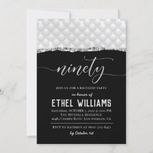 Invitation Anniversaire De Diamant Quatre-Vingt-Di