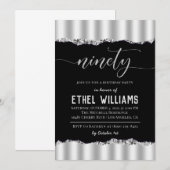 Invitation Anniversaire De Diamant Quatre-Vingt-Di (Devant / Derrière)