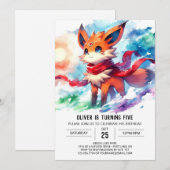 Invitation Anniversaire de Digital Fox (Devant / Derrière)