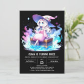Invitation Anniversaire de Digital Little Wizard (Debout devant)